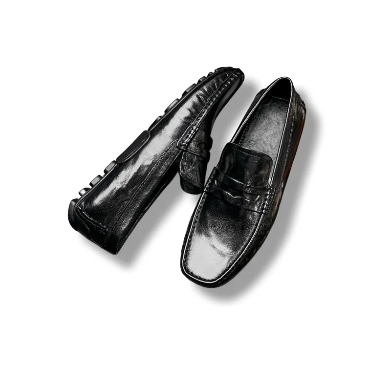 Brounvanm Beanie Shoes Men's Black-5