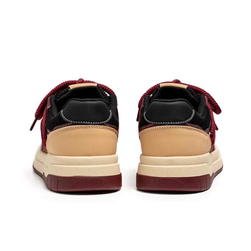 Meiretu Stars Collection Slip Resistant, Lightweight, And Breathable Low Top Skateboard Shoes Men's-4