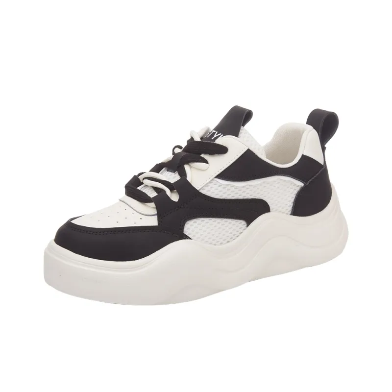 HSTYLE Fashion Versatile Cushioning Wear-Resistant Chunky Sneakers-5