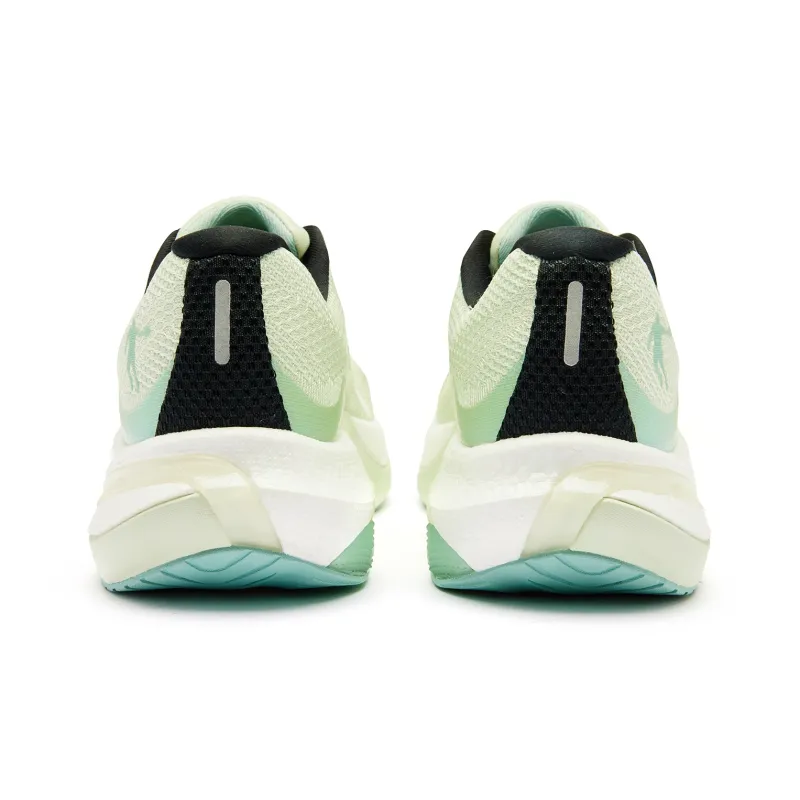 QIAODAN Running Shoes Men Low Top Celadon Light Gray Green-4