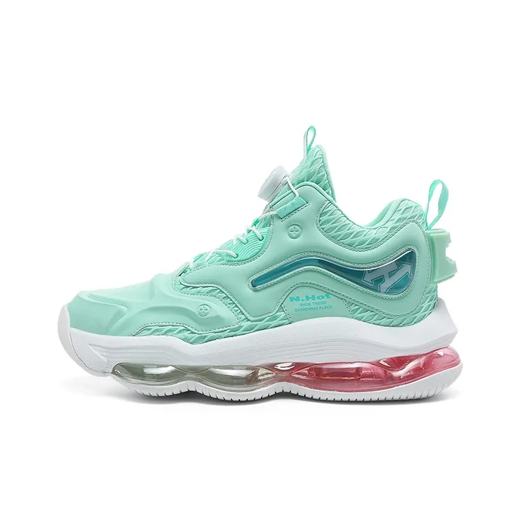 N·HOT Height Increasing Breathable Slip-Resistant Mid-Top EVA Air Cushion Base Casual Running Shoes Unisex-0