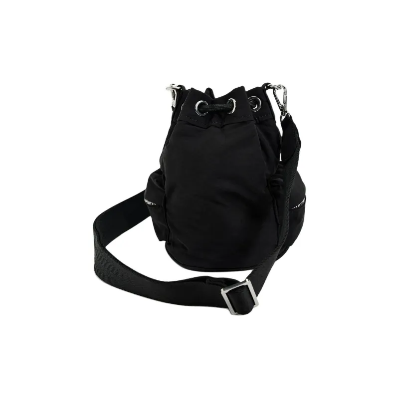 ZARA Polyamide Bucket Bags Shoulder Bags Women's Black-5
