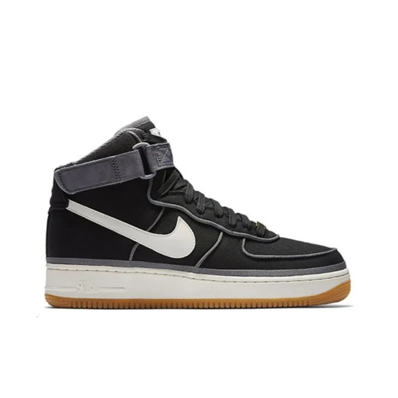Nike Air Force 1 High '07 LV8 Black Sail Team Orange-1