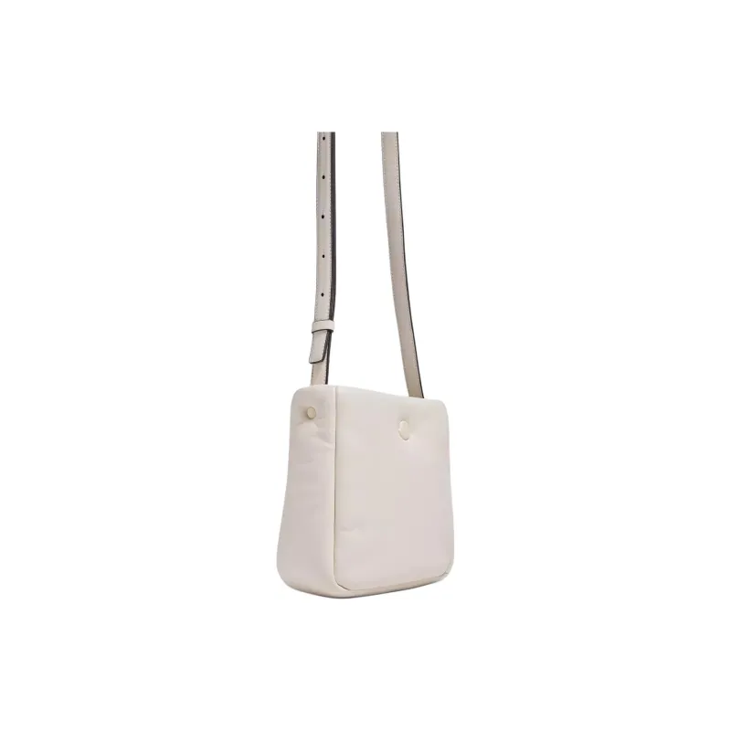 Moncler Leather Crossbody Bag, Shoulder Bag Women's White-2