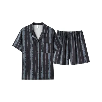 Kerener Pajama Set Women's Black Blue