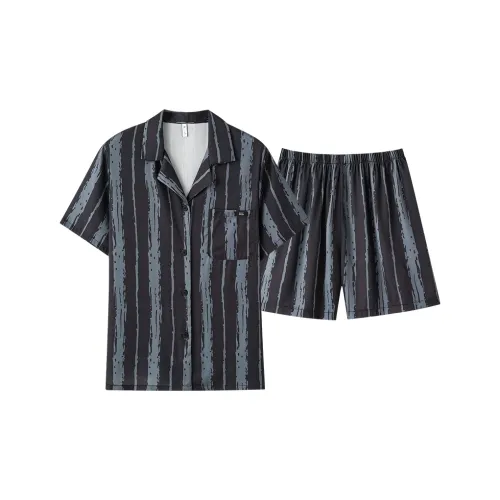 Kerener Pajama Set Women's Black Blue