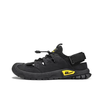 Warrior River Trekking Shoes Wear resistant, Lightweight, Breathable, And Non slip. Beach Sandals Men's Black