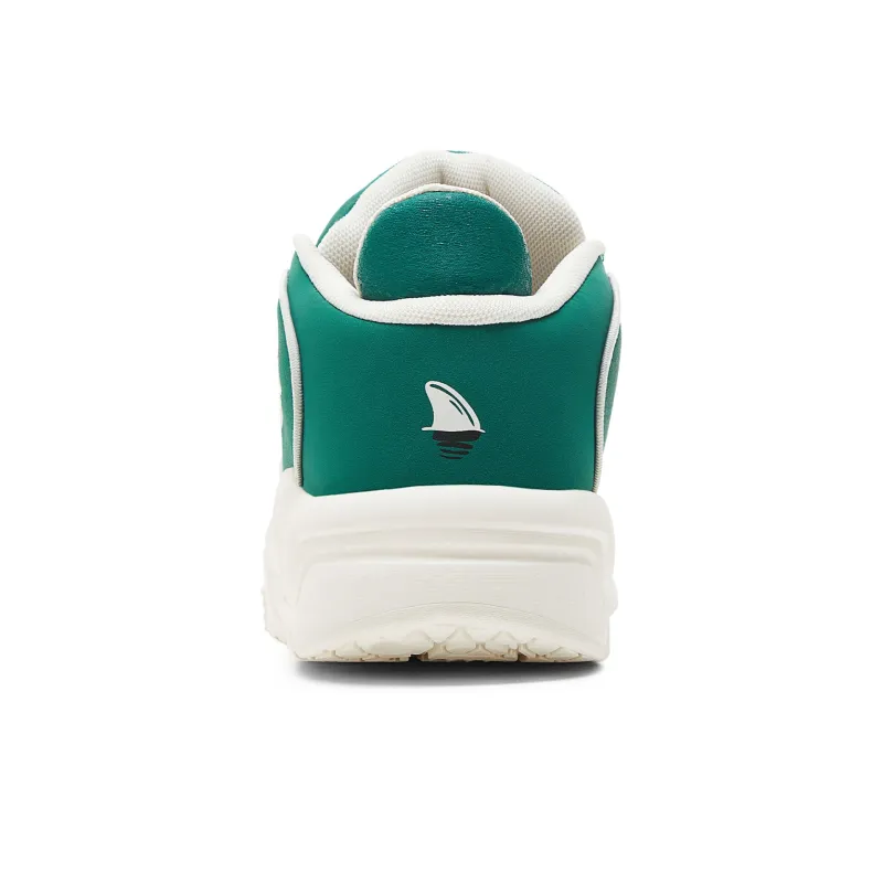 PEAK Taichi Shark Shoes Cushioning Coverage Wear Resistant Breathable Low Top Skateboard Shoes Men's Peace Green-4