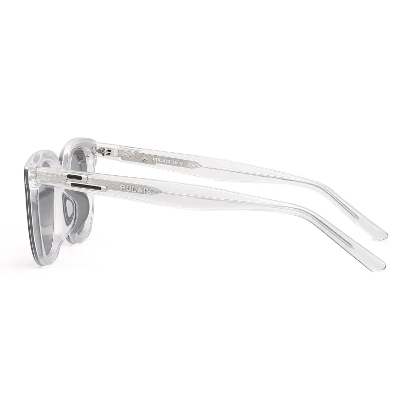 PULAIS Plate Frame Square Sunglasses Unisex-3
