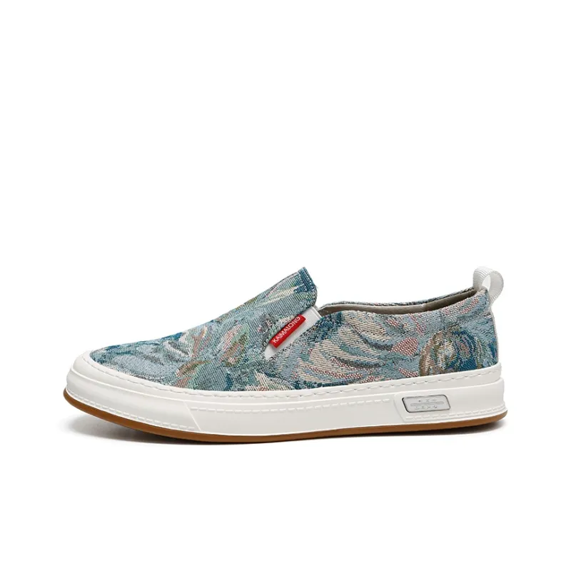 Kemaron Low Top Canvas Shoes Men's Blue-0