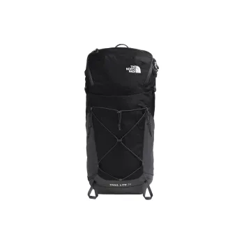 THE NORTH FACE Recycled Nylon Outdoor Hiking Bag Backpack Unisex Black & Asphalt Gray