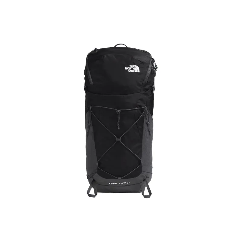 THE NORTH FACE Recycled Nylon Outdoor Hiking Bag Backpack Unisex Black & Asphalt Gray-0