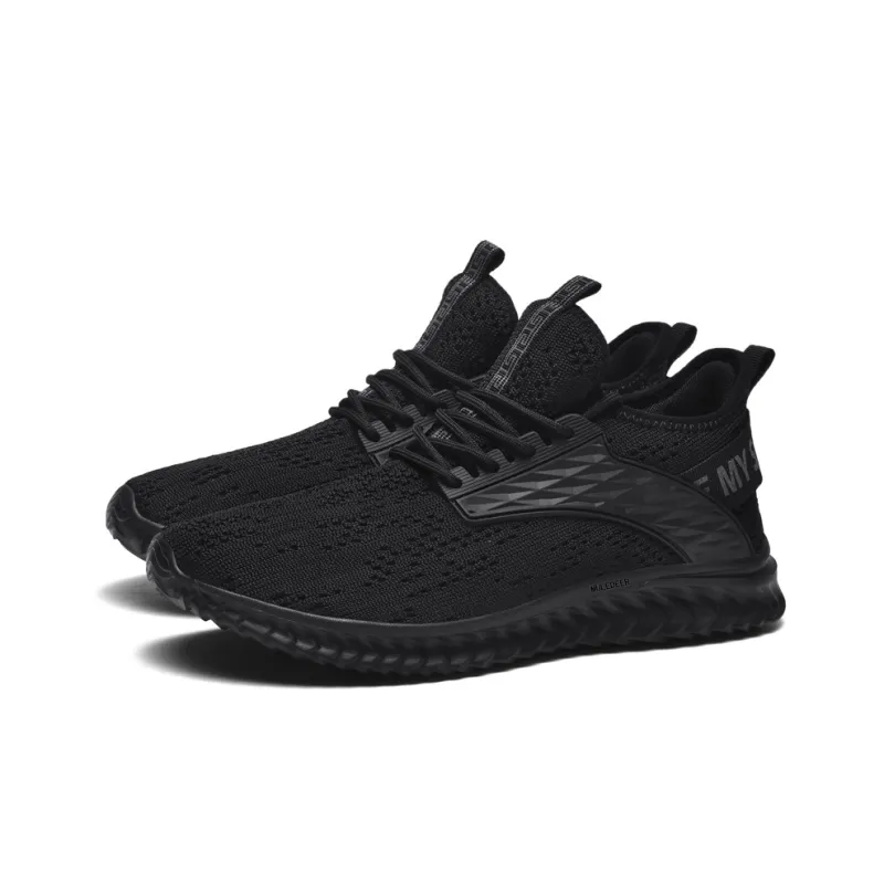 Black tailed Deer Muledeer Breathable And Lightweight Low Top Running Shoes Men's-2