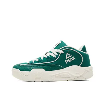 PEAK Taichi Shark Shoes Cushioning Coverage Wear Resistant Breathable Low Top Skateboard Shoes Men's Peace Green