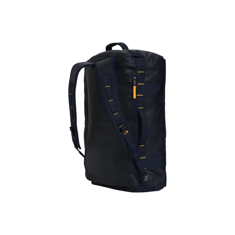 THE NORTH FACE Recycled Polyester Handbag, Backpack, Travel Bag Unisex Marine Blue & Gold-4