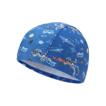 DECATHLON Swimming Caps Silicone Polyester Casual Swim Swim Training Kids'