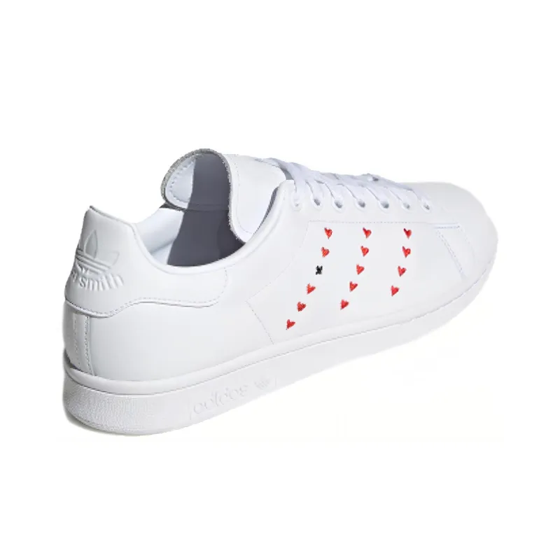 Adidas Stan Smith Heart Stripe Red-3