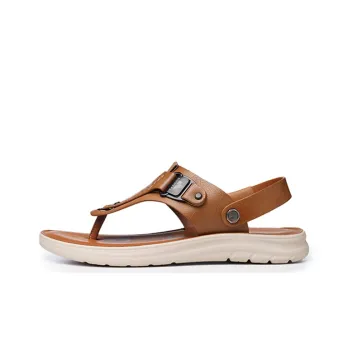 LAORENTOU Beach Sandals Men Gray/Khaki