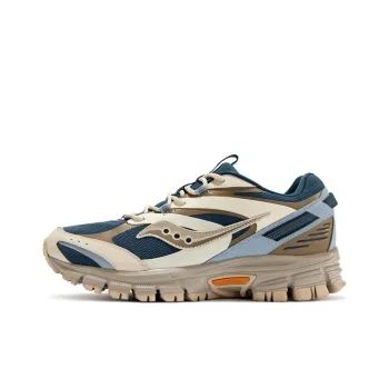 Saucony Cohesion 2KTR Cushioning, Slip Resistant, And Abrasion Resistant Low Top Casual Shoes Unisex Blue Yellow