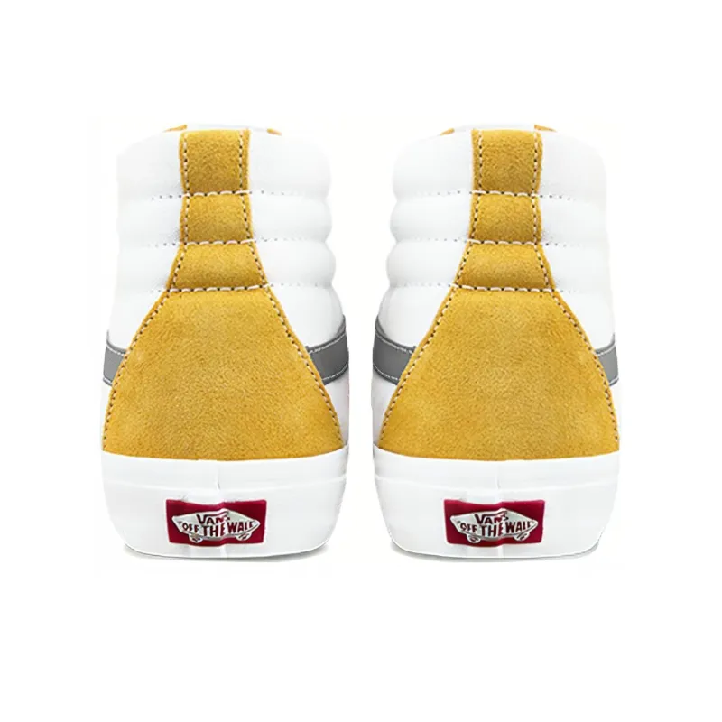 Vans SK8 HI White Yellow Unisex 'White Yellow'-4