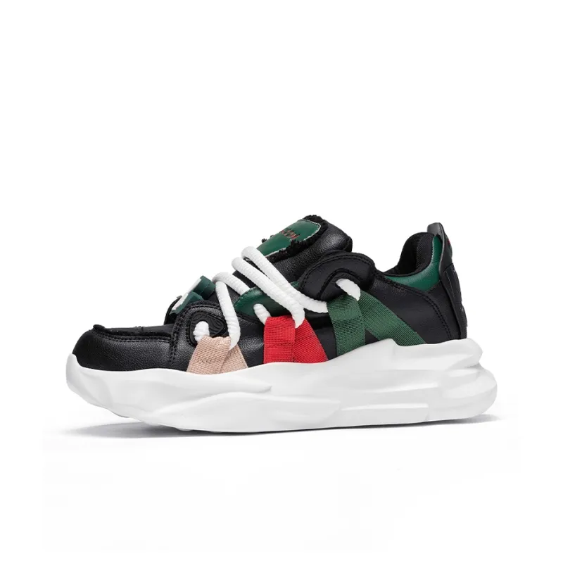 Grumpy Ram Cushioned Slip Resistant Height Increasing Low Top Chunky Sneakers Men's-6