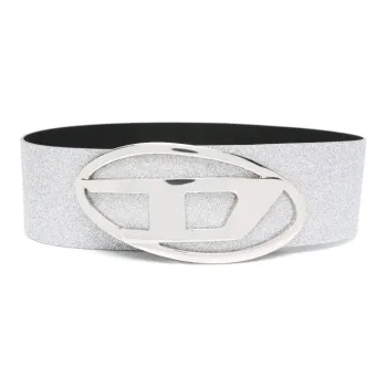 DIESEL B-1dr 80 Glitter-embellished Wide Belt