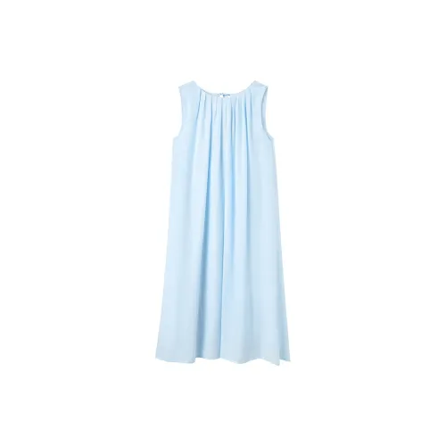 Adeworn Sleeveless Dresses Women's Light Blue