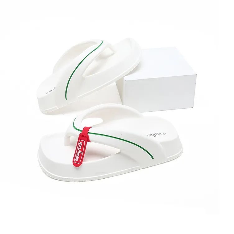 EXULL Q Flip Flops Unisex White-4