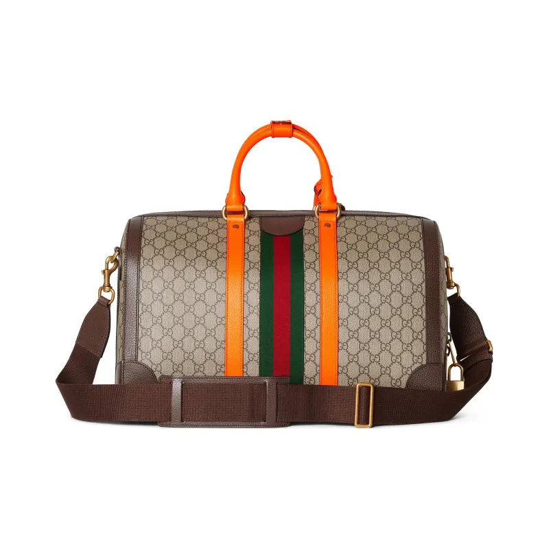 GUCCI Canvas With Leather Canvas Bag Shoulder Bag Crossbody Bag Handbag Travel Bag Women's-3
