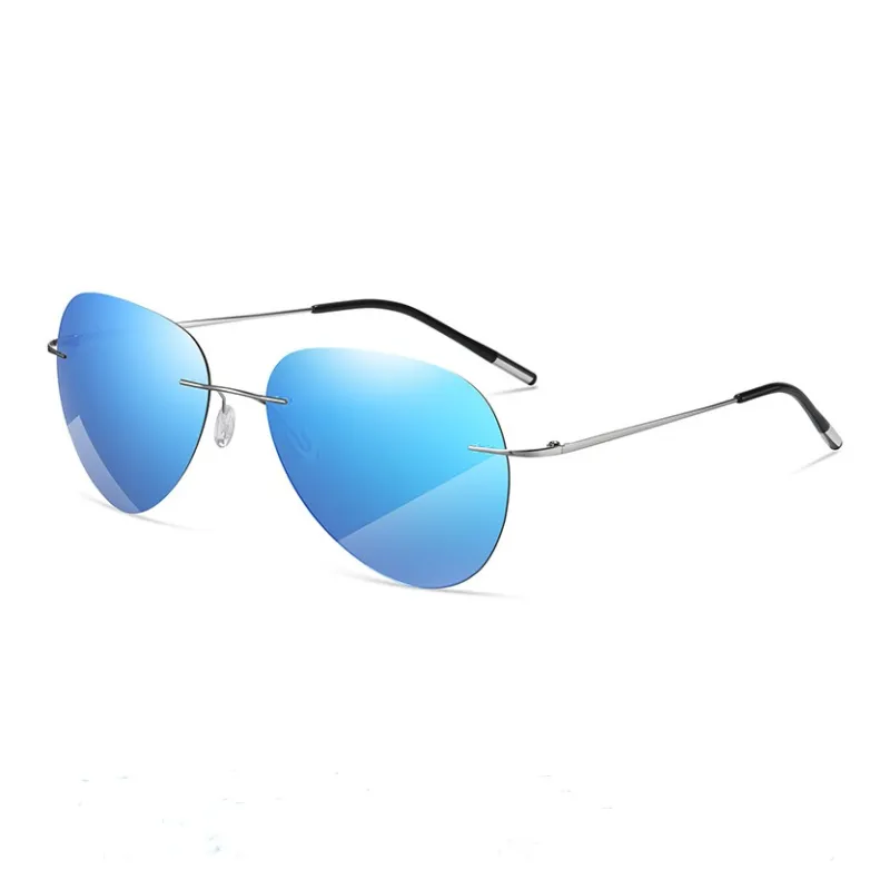 Thunder Pailong Titanium Alloy Aviator Sunglasses Unisex-4