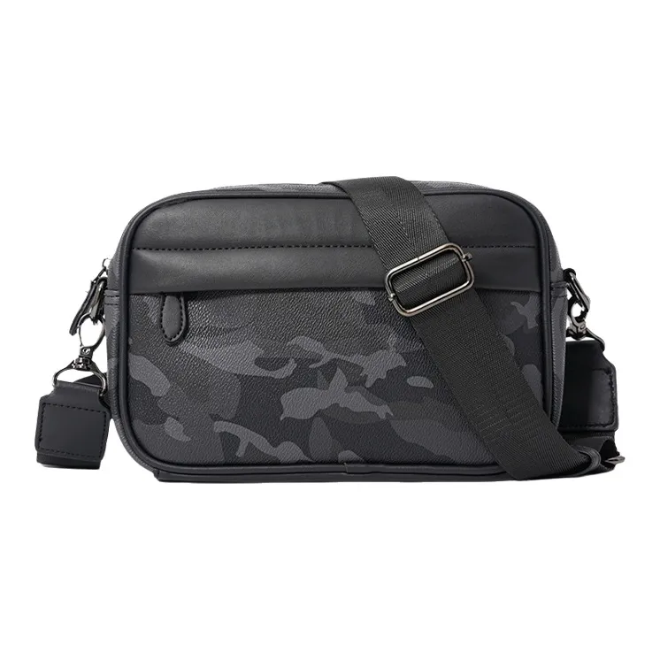 ALNI BITTON PU Small Square Bag, Crossbody Bag, Shoulder Bag Regular Men's Camouflage-0