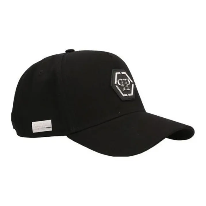 PHILIPP PLEIN Cotton Baseball Caps Men's Black-2