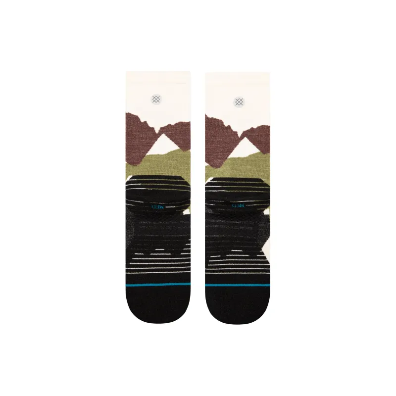 Stance Mid Calf Socks Unisex 1 Pack Brown-2
