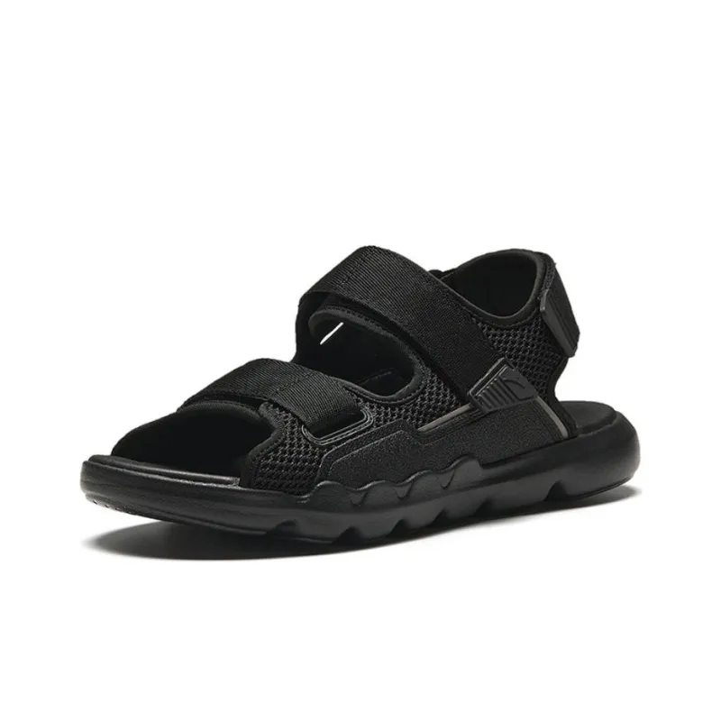 ANTA Life Collection Beach Sandals Men Black-1