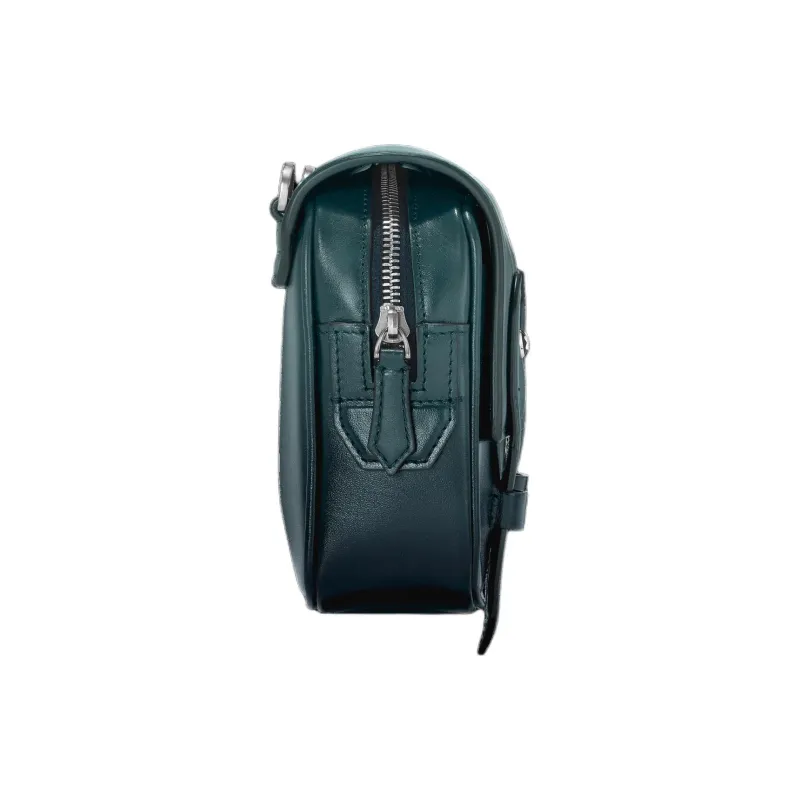 MONTBLANC Meisterstuck Full Grain Cow Leather Messenger Bag, Shoulder Bag, Crossbody Bag Men's British Green-2
