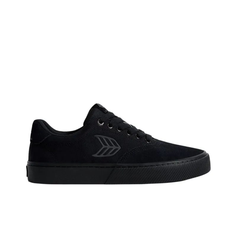 CARIUMA Low Top Skateboard Shoes Unisex Black-1