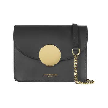 Le Parmentier Calfskin Crossbody Shoulder Bag Mini Women's Fish Black