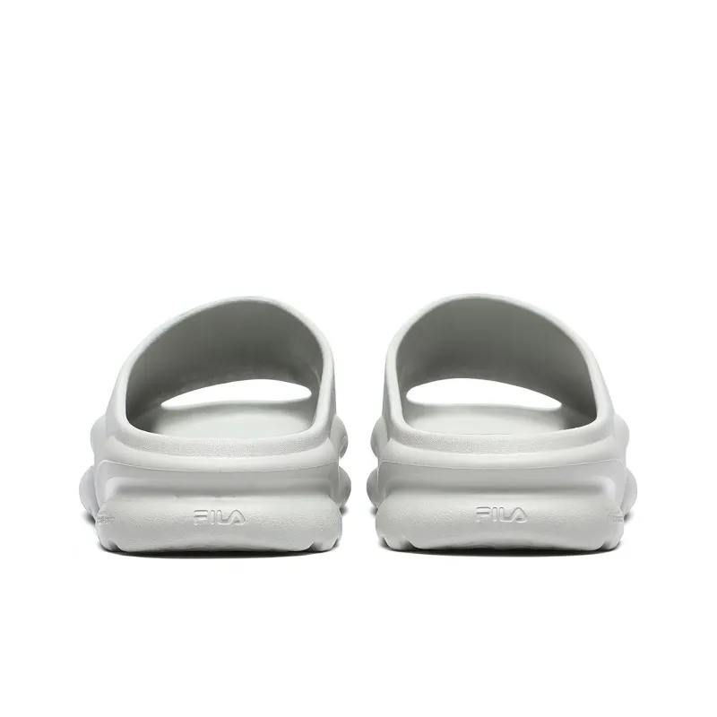 FILA Swim Retro Slides Rubber Sole Quick Dry Slide Slippers Men's Stone Gray-3