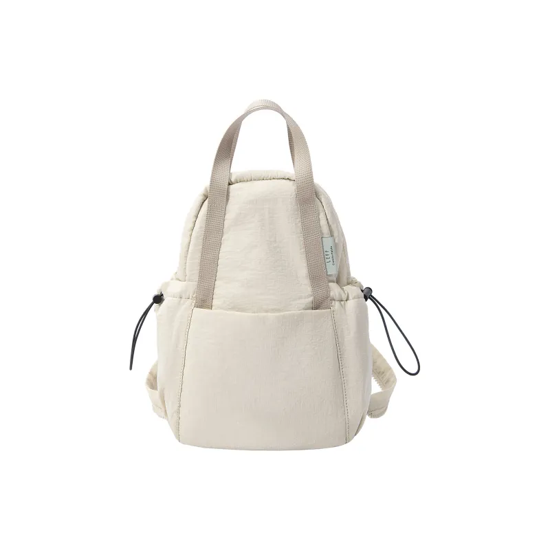 LEFF Recycled Material Backpack Regular Women's White Hat Color/classic Black Phantom Gray Wakasa Green-0
