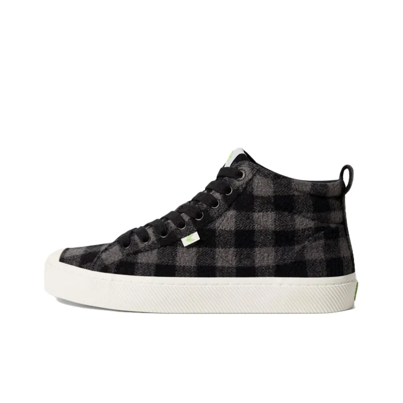 CARIUMA High-Top Skateboard Shoes Unisex Black Gray-0