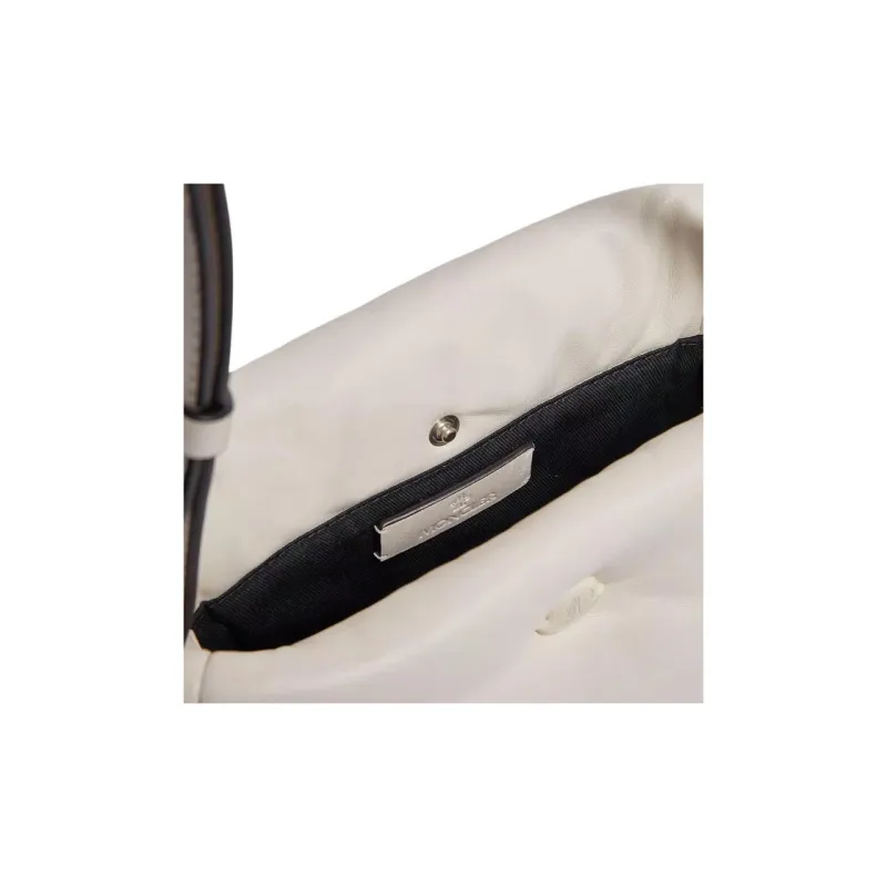Moncler Leather Crossbody Bag, Shoulder Bag Women's White-3