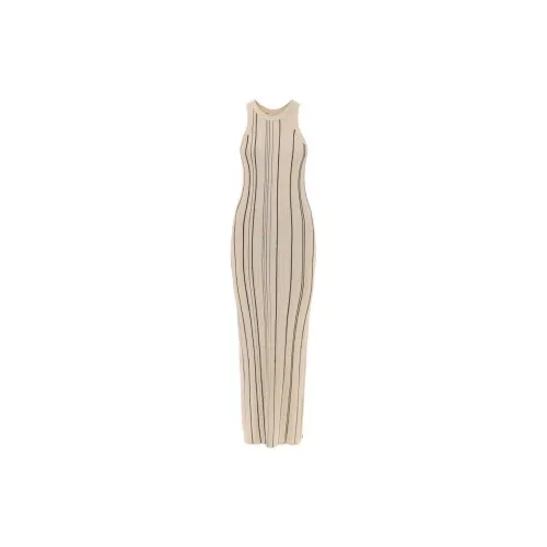 TOTEME Cable-Knit Striped Leeveless Dress