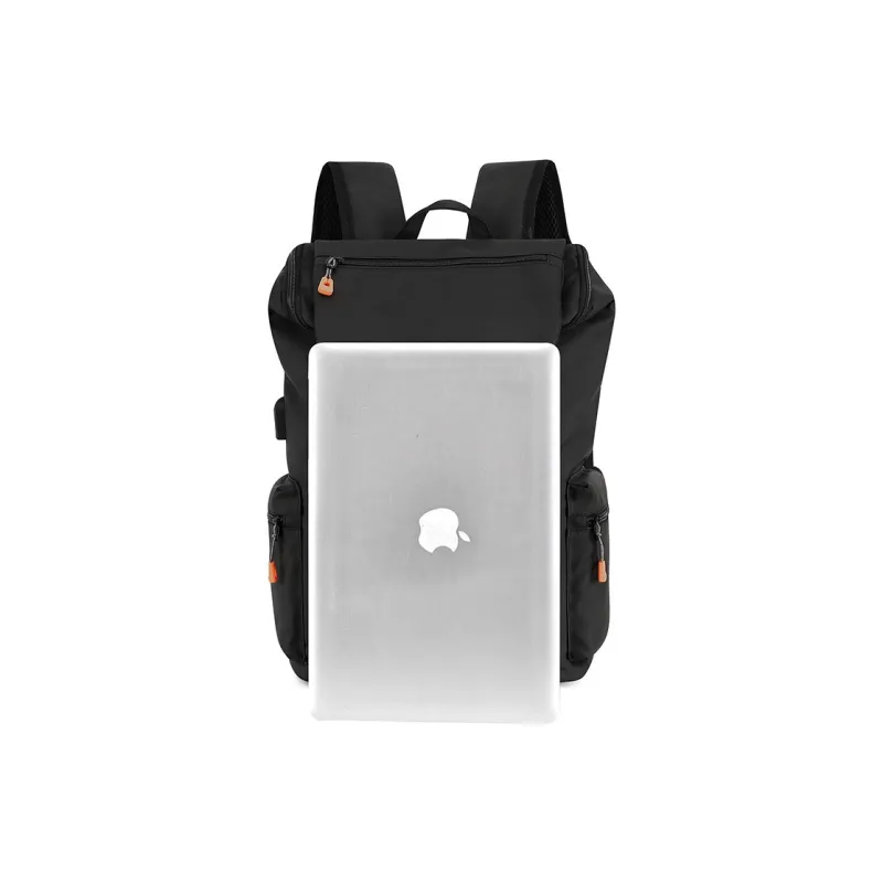 MUYKUY Nylon Laptop Bag Regular Unisex Black/Gray-6