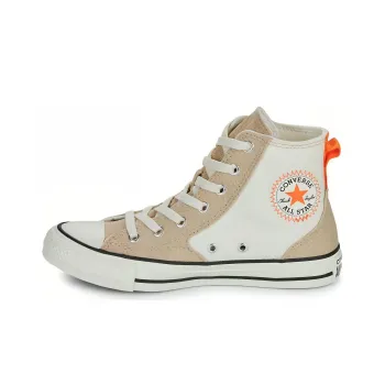 Converse Chuck Taylor All Star Wear resistant And Lightweight High Top Canvas Shoes Unisex Beige