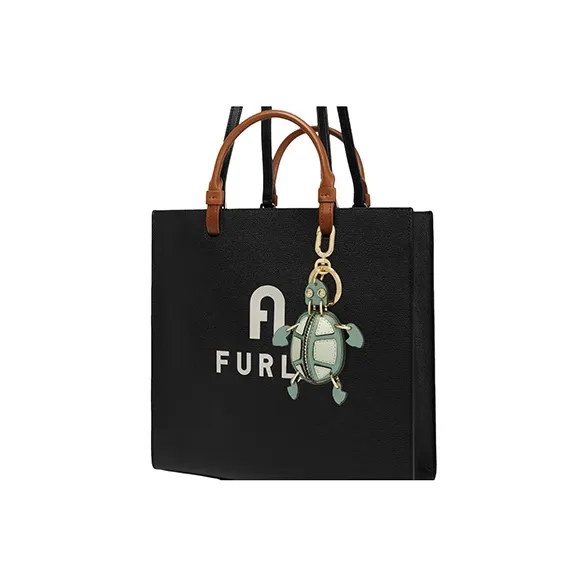 Furla Allegra Artificial Smooth Leather Key Ring Bag Accessories Women's Mineral Green-4