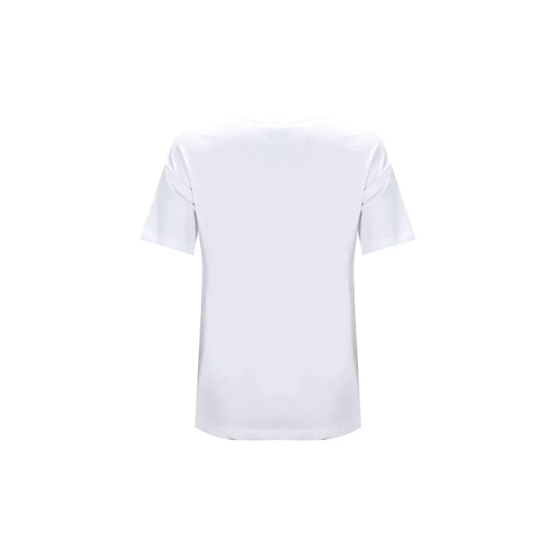 QIAODAN Drop Shoulder Sleeve T Shirt Women's Jordan White-1