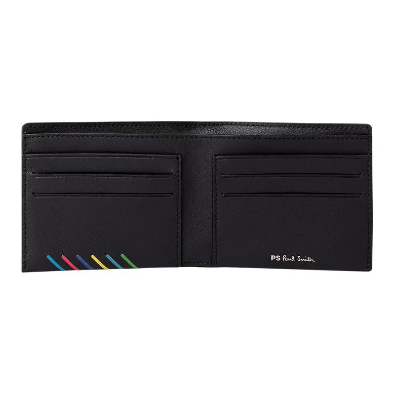 Paul Smith Cow Leather Leather Clip Wallet Men's Black-1
