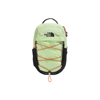 THE NORTH FACE Recycled Polyester Backpack Mini Women's Starry Sky Green & TNF Black & Glow Orange