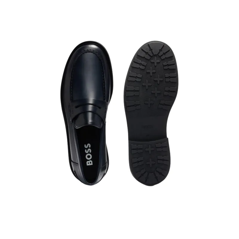 HUGO BOSS Loafers Men's Dark Blue-3