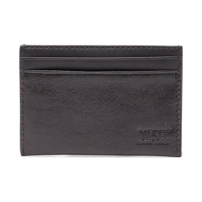 DIESEL Rave Logo Plaque Cardholder-1